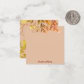 エレガントヴィンテージ植物体離れの構造 ノートカード (正面/裏面インサイチュ)