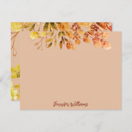 エレガントヴィンテージ植物体離れの構造 ノートカード