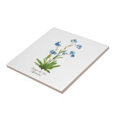 エレガントヴィンテージ植物忘れ私は花ではない タイル (側面)