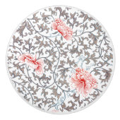 エレガントヴィンテージ植物色 セラミックノブ (正面)