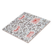 エレガントヴィンテージ植物色 タイル (側面)