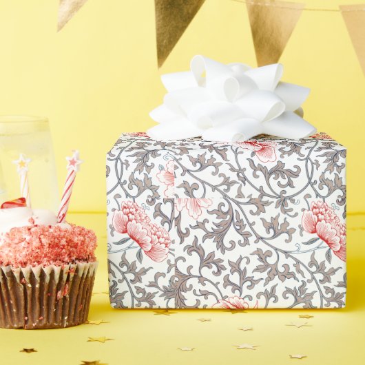 エレガントヴィンテージ植物色 ラッピングペーパー (誕生日パーティー)