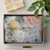 エレガントヴィンテージ水彩牡丹とバラ 薄葉紙 (ギフト)