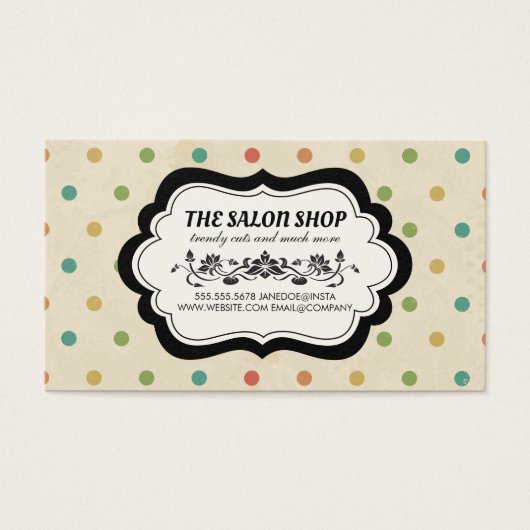 エレガントヴィンテージ水玉模様贈与証II (正面)