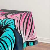 エレガントヴィンテージ熱帯の花と葉アート | テーブルクロス (インサイチュ)