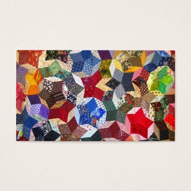 エレガントヴィンテージ熱狂するキルトパターンテンプレート (正面)