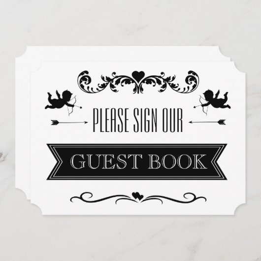 エレガントヴィンテージ白黒結婚ズ (正面/裏面)