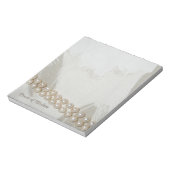 エレガントヴィンテージ真珠 ノートパッド (回転)