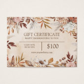 エレガントヴィンテージ秋秋水彩フローラ (正面)