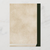 エレガントヴィンテージ章ペー結婚ジのカード挿入 エンクロージャーカード (裏面)