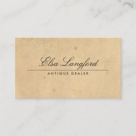 エレガントヴィンテージ紙名刺 名刺