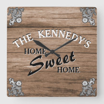 エレガントヴィンテージ素朴ウッドカスタムファミリ名