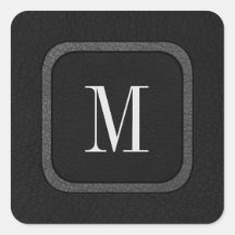 エレガントヴィンテージ素朴ブラックレザーシックモノグラム