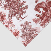 エレガントヴィンテージ素朴レッドウマズカントリートイル 薄葉紙 (詳細)