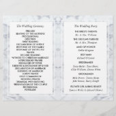 エレガントヴィンテージ結婚大理石の2倍プログラム (裏面)