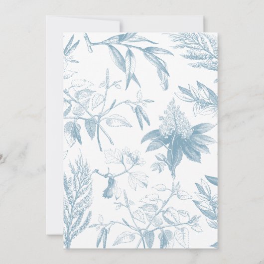 エレガントヴィンテージ結婚式招待状 招待状 (裏面)