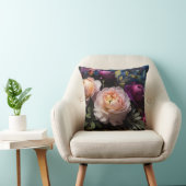 エレガントヴィンテージ絵を描フローラ クッション (椅子)