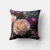 エレガントヴィンテージ絵を描フローラ クッション (裏面)