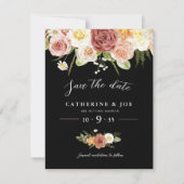 エレガントヴィンテージ自然フローラ保存日付 (正面)