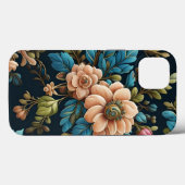 エレガントヴィンテージ花柄 Case-Mate iPhoneケース (裏面 (横))