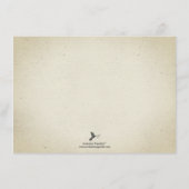 エレガントヴィンテージ茶パーティー アドバイスカード (裏面)