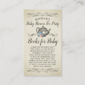 エレガントヴィンテージ茶パーティー |ブックリクエスト エンクロージャーカード (正面)