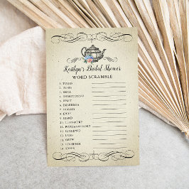 エレガントヴィンテージ茶パーティー |ブライダルシャワー