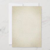 エレガントヴィンテージ茶パーティー |ブライダルシャワー サンキューカード (裏面)