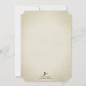 エレガントヴィンテージ茶パーティー |ベビーシャワー招待状 招待状 (裏面)