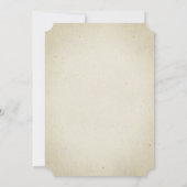 エレガントヴィンテージ茶パーティー |誕生日パーティー 招待状 (裏面)