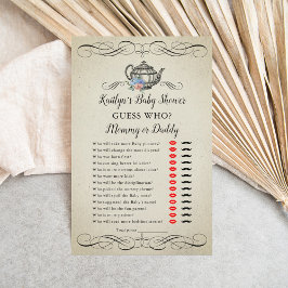 エレガントヴィンテージ茶パーティー |赤ちゃんシャワー誰を推測