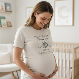 エレガントヴィンテージ茶パーティー |赤ちゃんシャワー トライブレンドＴシャツ