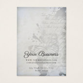 エレガントヴィンテージ蝶ジュエリー表示カード (裏面)