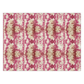 エレガントヴィンテージ赤い湖トイレデジュイミモノグラム テーブルクロス (正面(横))