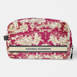 エレガントヴィンテージ赤い湖トイレデジュイミモノグラム ドップキット