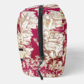 エレガントヴィンテージ赤い湖トイレデジュイミモノグラム ドップキット (右)