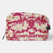 エレガントヴィンテージ赤い湖トイレデジュイミモノグラム ドップキット (裏面)