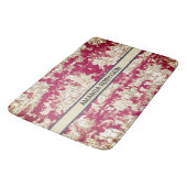 エレガントヴィンテージ赤い湖トイレデジュイミモノグラム バスマット (アングル)