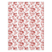 エレガントヴィンテージ赤フランスのトイルディアフォレスト テーブルクロス (正面)