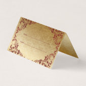 エレガントヴィンテージ赤金ゴールド表座席表 (正面)