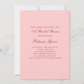 エレガントヴィンテージ金ゴールド黒ダマフォーマルスク茶パーティー 招待状 (裏面)