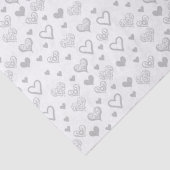 エレガントヴィンテージ銀ハート結婚ズ、婚約 薄葉紙 (詳細)