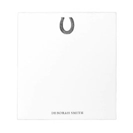 エレガントヴィンテージ馬蹄名 ノートパッド