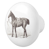 エレガントヴィンテージ馬馬 セラミックノブ (右)