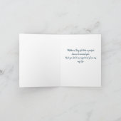 エレガントヴィンテージ鳥の母の日 カード (内部)