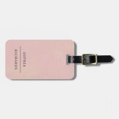 エレガントヴィンテージ |シンプルミニマル赤面 ラゲッジタグ (正面横)