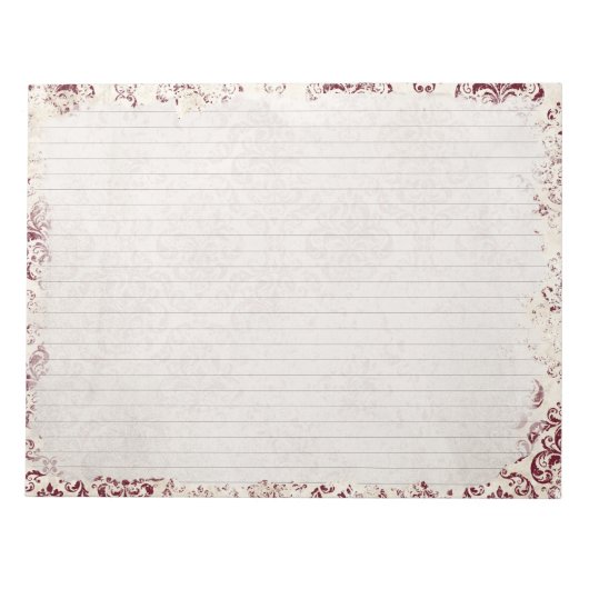 エレガントヴィンテージ ノートパッド (正面)