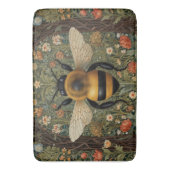 エレガントヴィンテージ(昆虫)マルハナバチフローラ バスマット (正面縦)