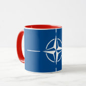 エレガントヴィンテージNATOフラグの対象 マグカップ (正面左)
