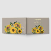 エレガントーペ結婚金ゴールド ゲストブック (全面)